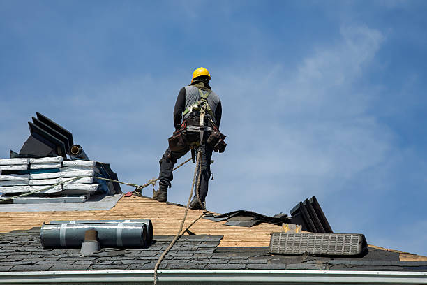 Professional Flat Roof Repair technician working in Collinsville, MS